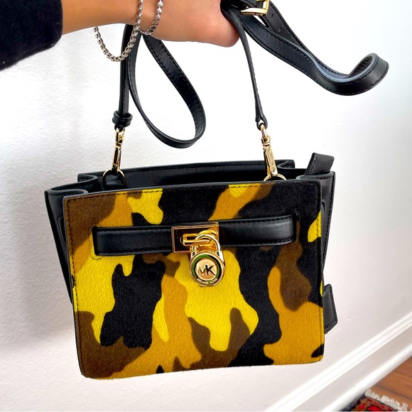 Michael Kors Bags Michael Kors Camo Army Print Calf Hair Crossbody